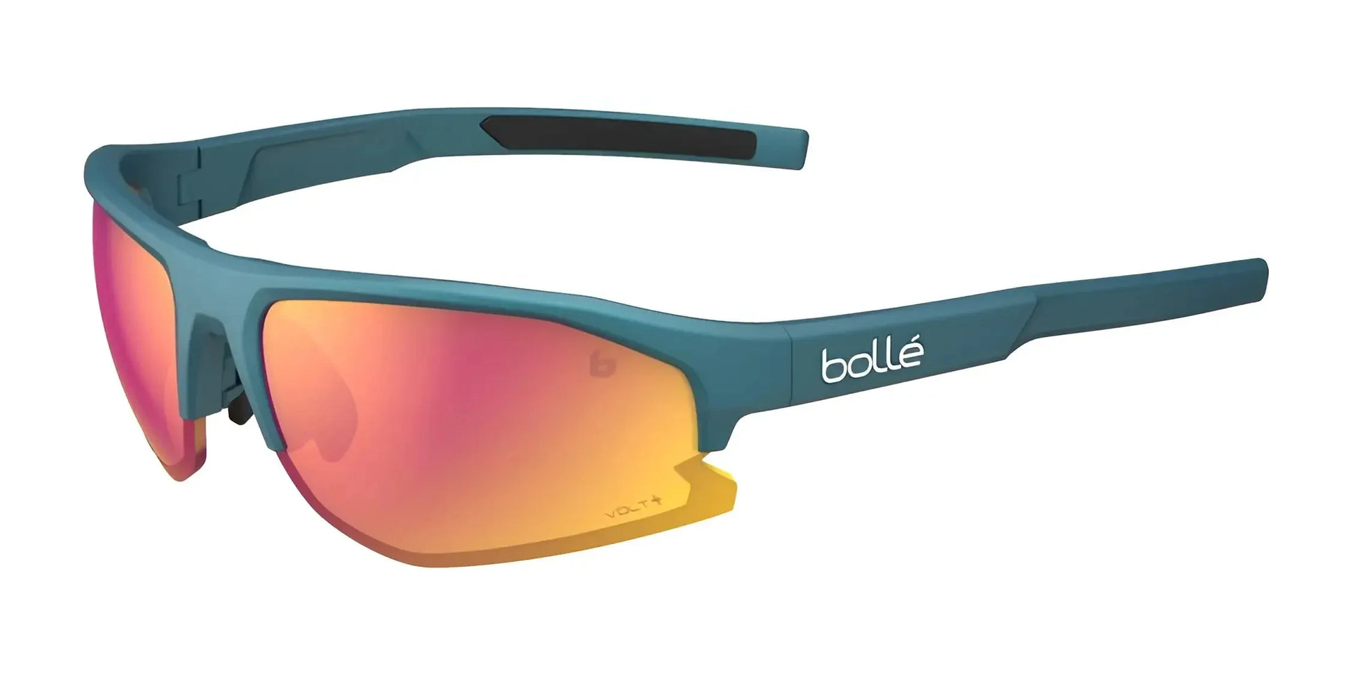 Bolle Bolt 2.0 Sunglasses Creator Teal Metallic / Volt+ Ruby Polarized