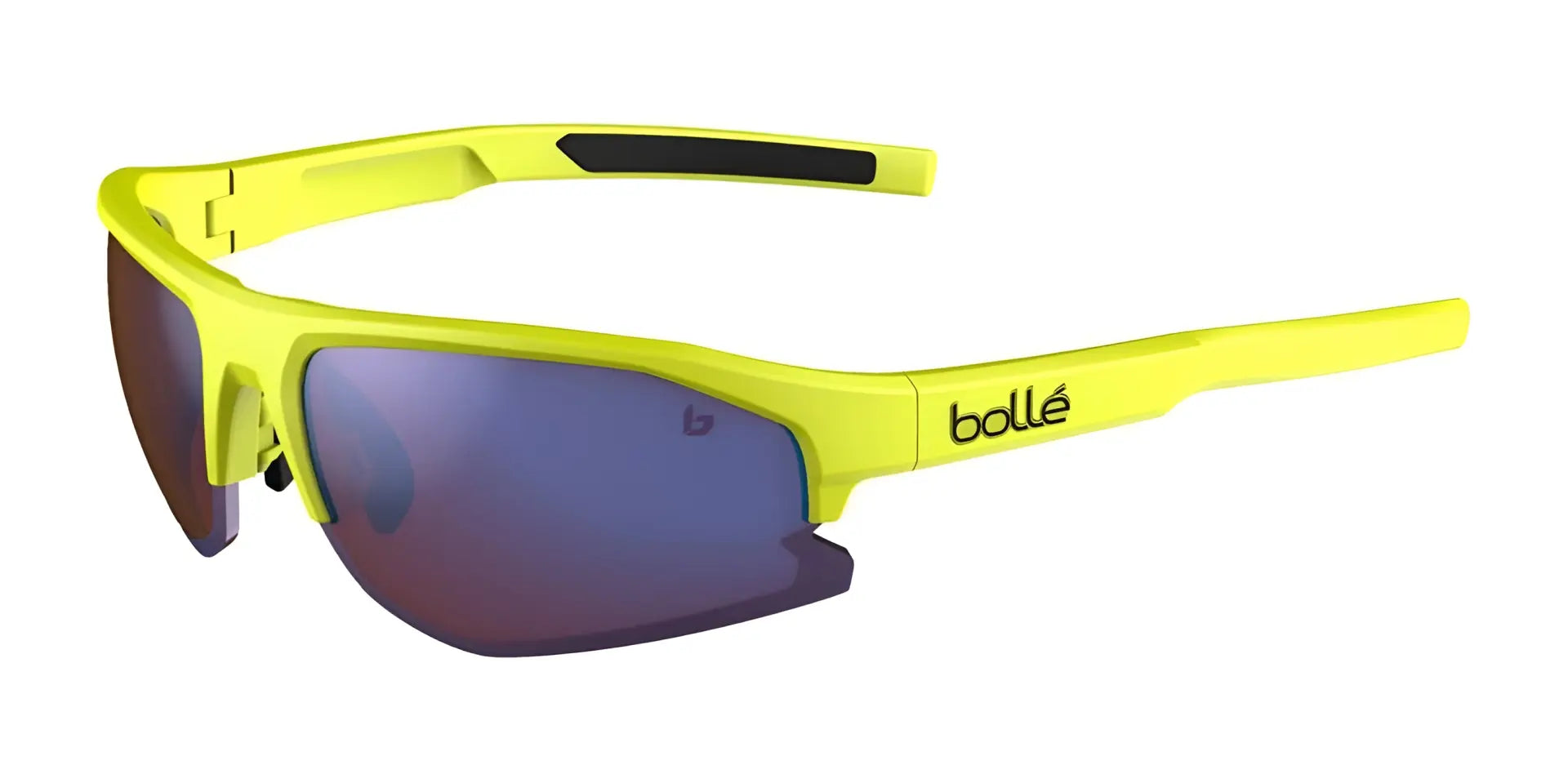 Bolle BOLT 2.0 Sunglasses Acid Yellow Matte / Brown Blue