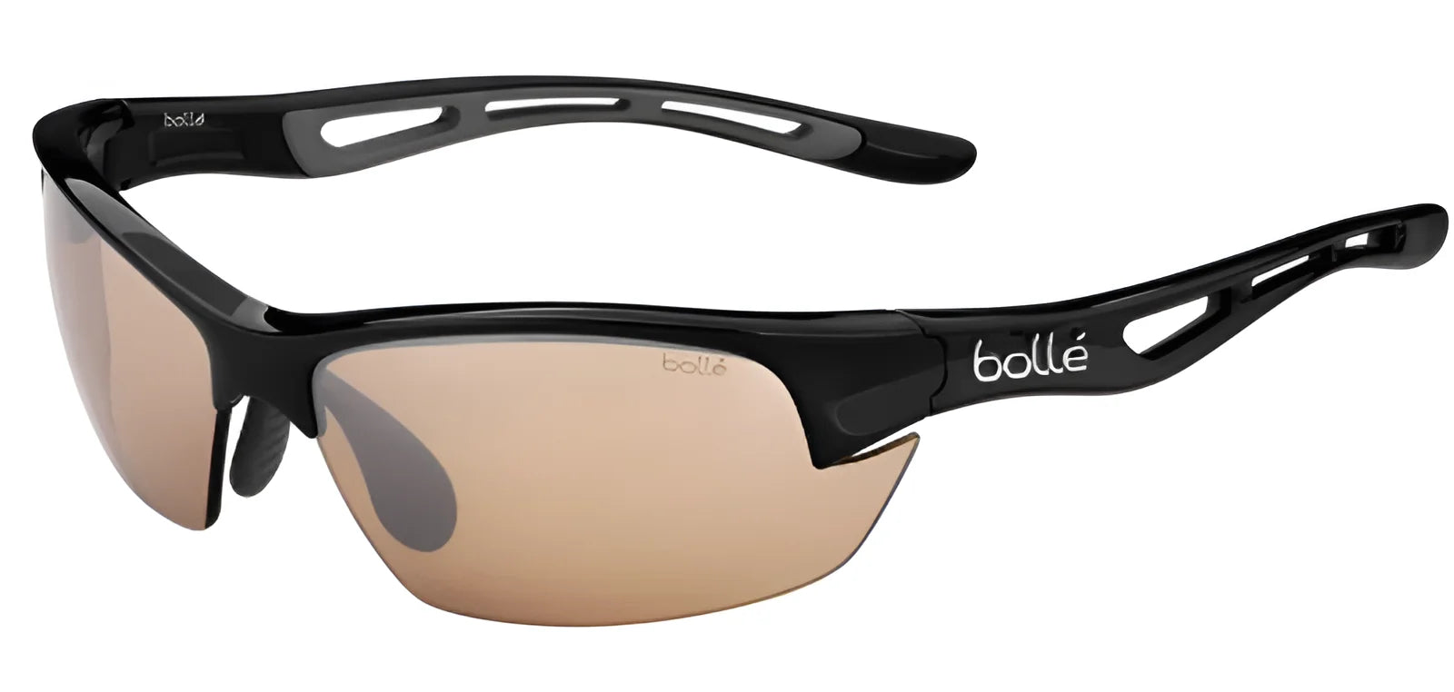 Bolle Bolt Small Shiny Black Phantom Brown Gun Cat. 2 / 3