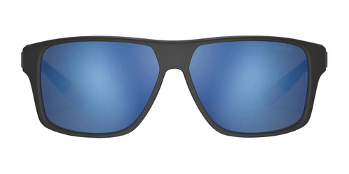 Bolle BRECKEN Floatable Sunglasses / Size 59 / Black Red Matte / HD Polarized Offshore Blue