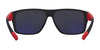 Bolle BRECKEN Floatable Sunglasses | Size 59 / Black Red Matte / HD Polarized Offshore Blue