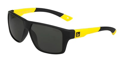 Bolle BRECKEN FLOATABLE Sunglasses Black Yellow Matte / HD Polarized TNS