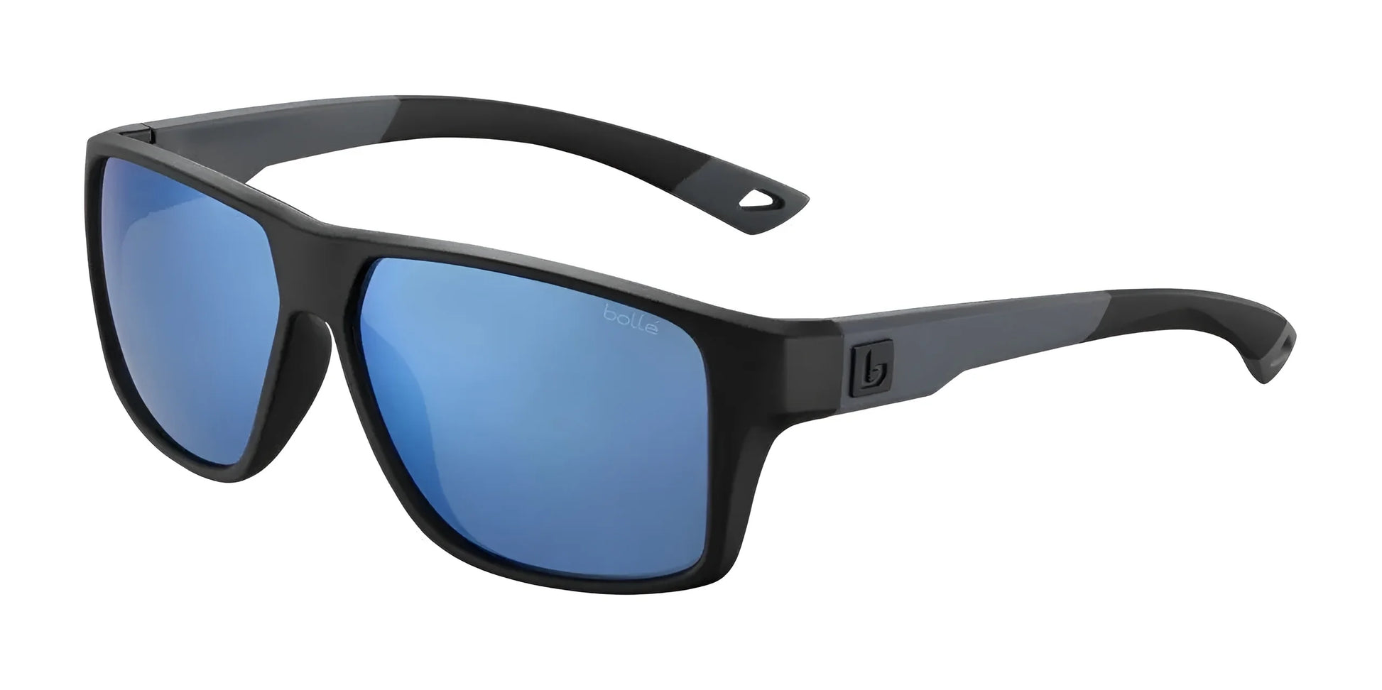 Bolle BRECKEN FLOATABLE Sunglasses Floatable Black Grey / HD Polarized Offshore Blue