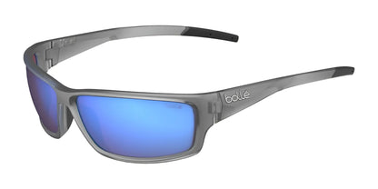 Bolle CERBER Sunglasses Solid Grey Crystal Matte / Brown Blue