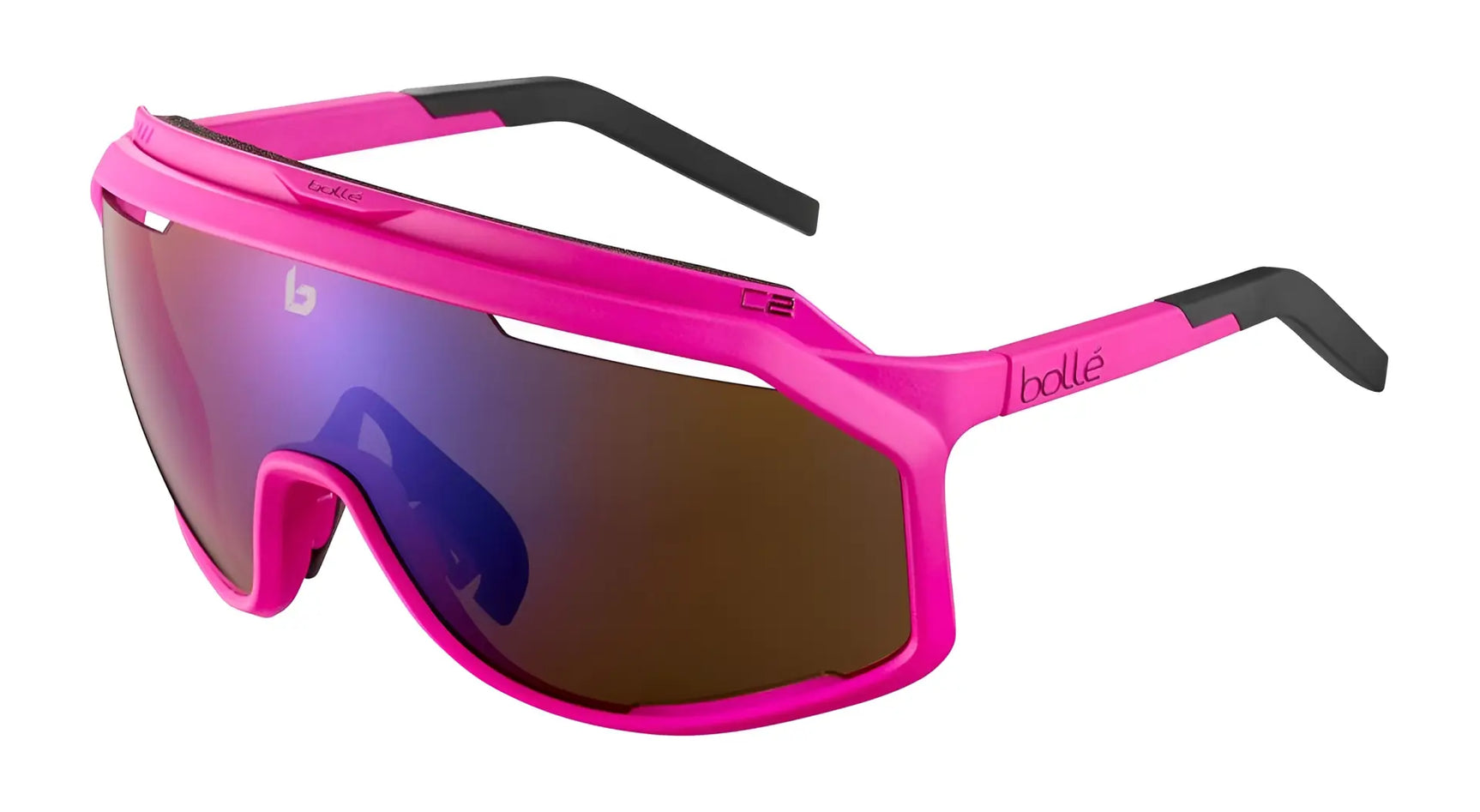 Bolle CHRONOSHIELD Sunglasses Pink Matte / Brown Blue