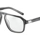 Transparent Dark Grey Shiny