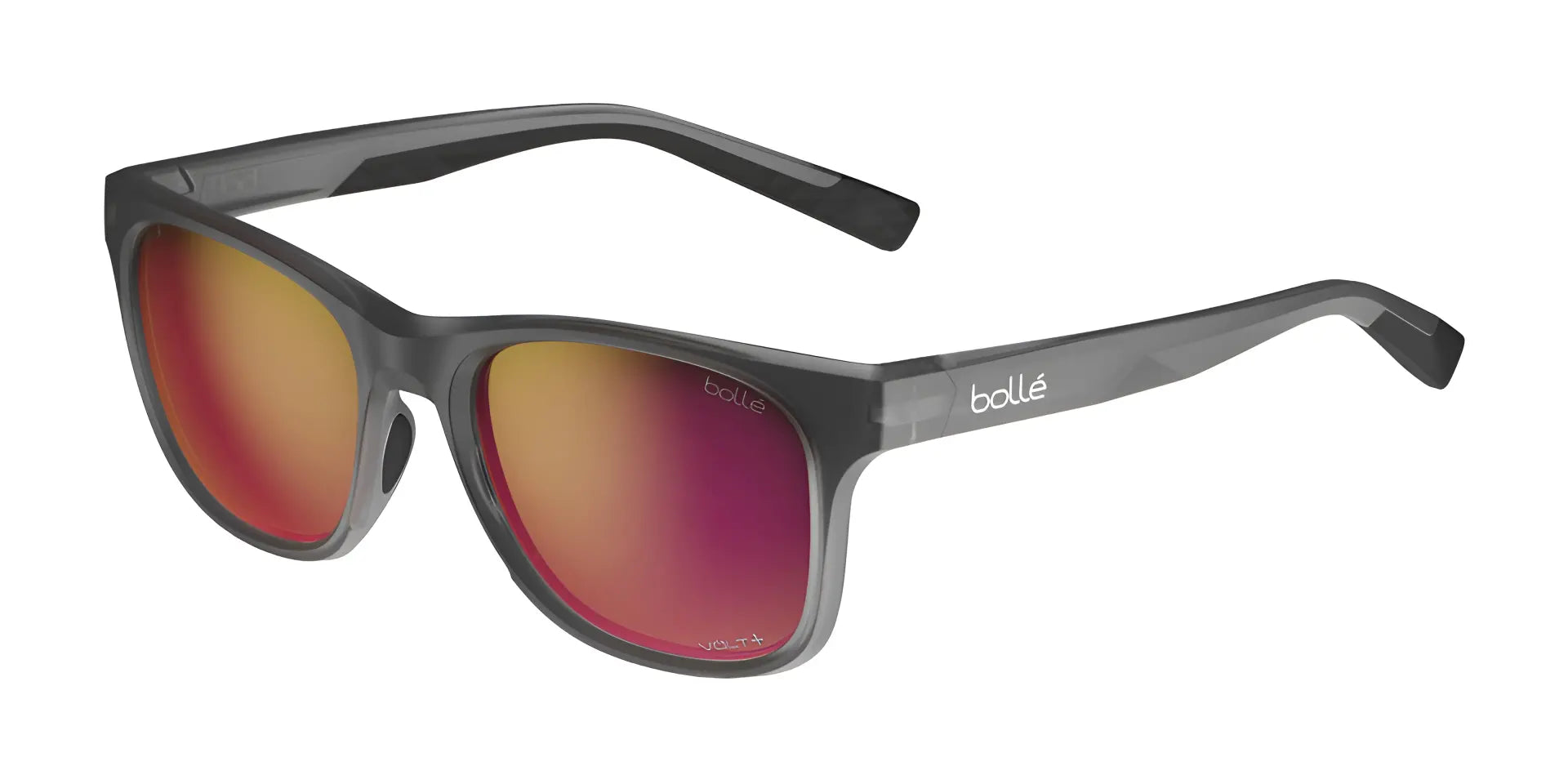 Bolle ESTEEM Sunglasses Black Frost Matte / Volt+ Ruby Polarized