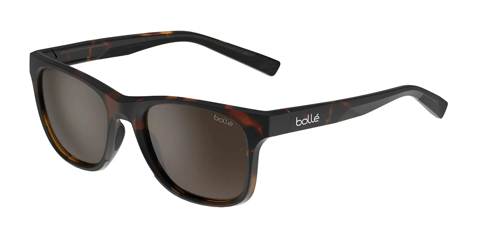 Bolle ESTEEM Sunglasses Dark Tortoise Matte / Brown Polarized