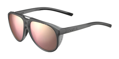 Bolle EUPHORIA Sunglasses Black Frost / Brown Pink Polarized