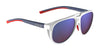 Bolle EUPHORIA Sunglasses | Size 59 / White Blue Red Matte / Brown Blue