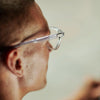 Bolle FELD 03 Eyeglasses / Transparent Smoke Shiny Red Matte
