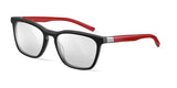 Bolle FELD 04 Eyeglasses Black Matte Red Shiny