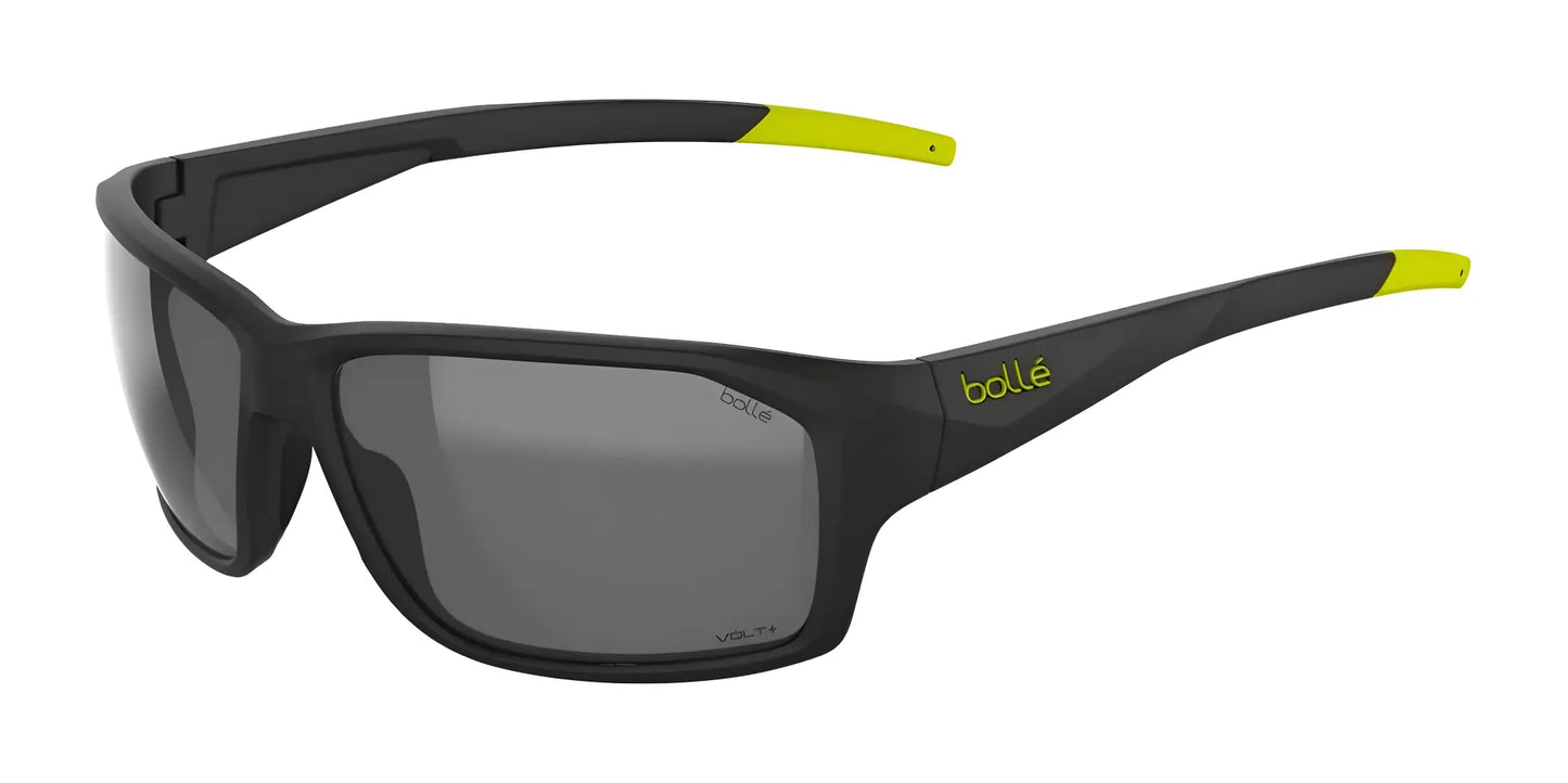 Bolle FENIX Sunglasses Black Acid Matte / Volt+ Gun Cat 3