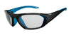 Bolle FIELD Safety Glasses | Size 61 / Black Blue Matte / Clear PC Platinum