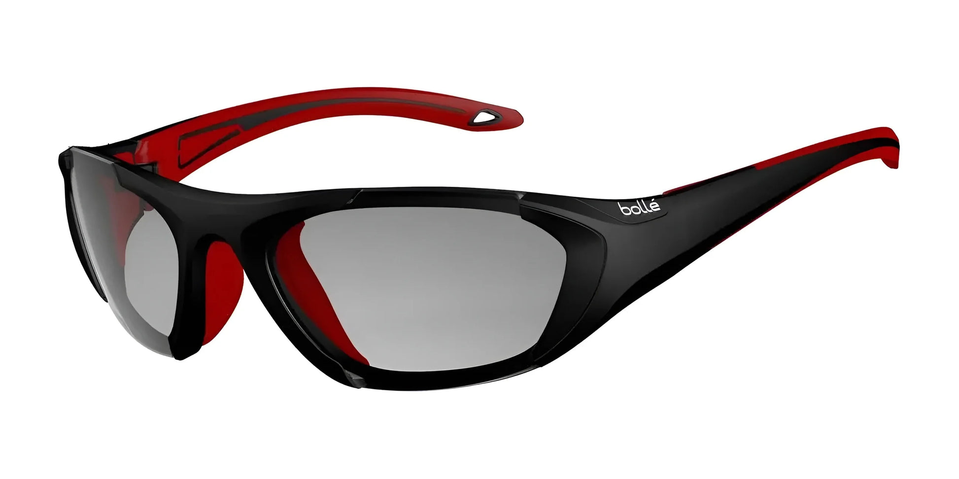 Bolle FIELD Safety Glasses Black Red Matte / Photochromic PC Grey AF