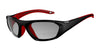 Bolle FIELD Safety Glasses | Size 61 / Black Red Matte / Photochromic PC Grey AF