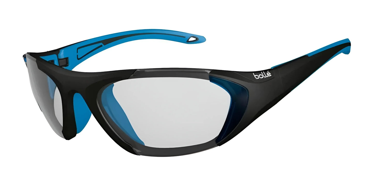 Bolle FIELD Safety Glasses Black Blue Matte / Clear PC Platinum