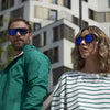 Bolle GLORY Sunglasses | Size 53 / Azure Matte / HD Polarized TNS