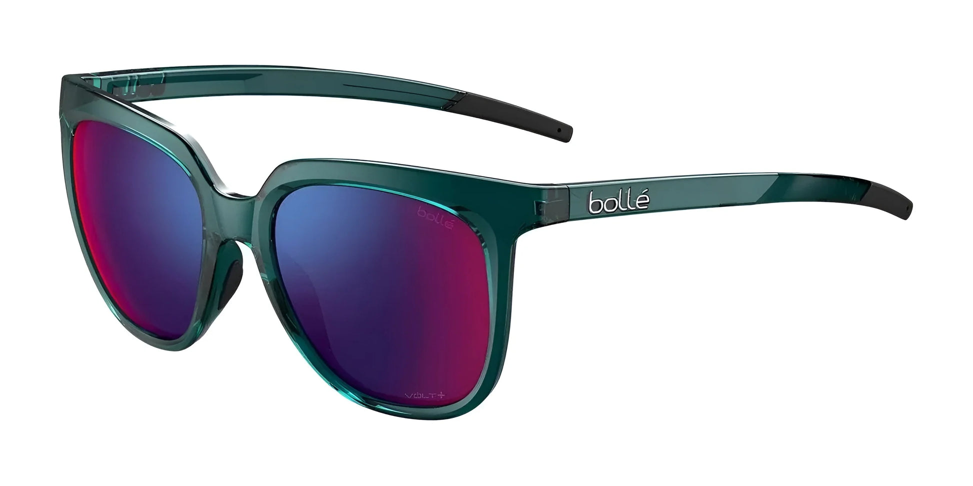Bolle GLORY Sunglasses Teal Crystal Shiny / Volt+ Ultraviolet Cat 3