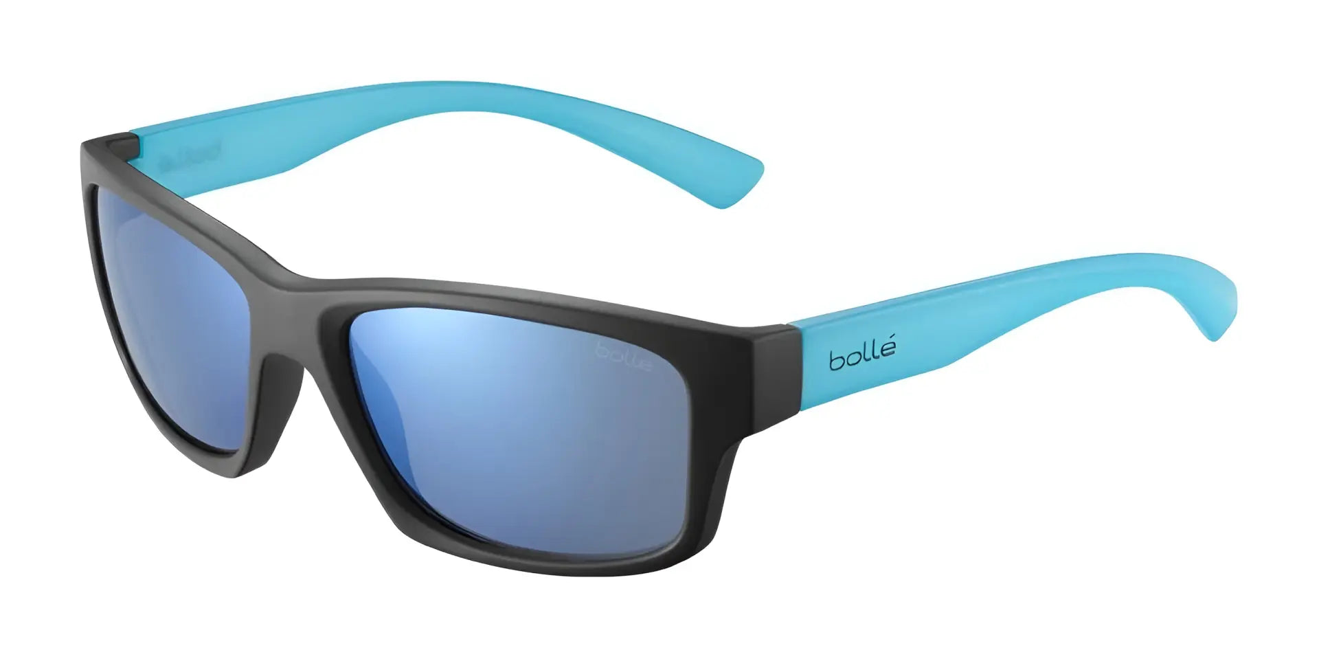 Bolle HOLMAN Floatable Sunglasses Black Crystal Blue Matte / HD Polarized Offshore Blue