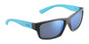 Bolle HOLMAN Floatable Sunglasses | Size 58 / Black Crystal Blue Matte / HD Polarized Offshore Blue