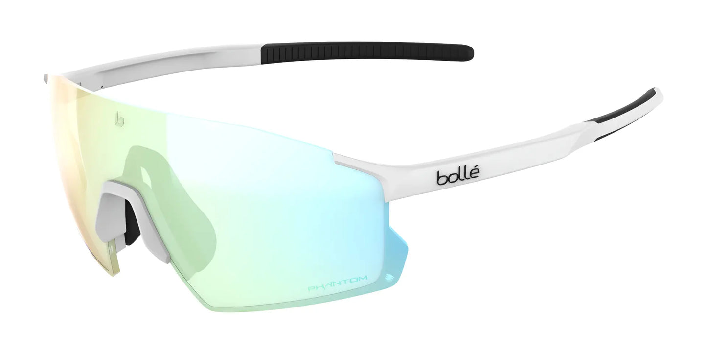 Bolle ICARUS Sunglasses White Matte / Phantom Clear Green Photochromic