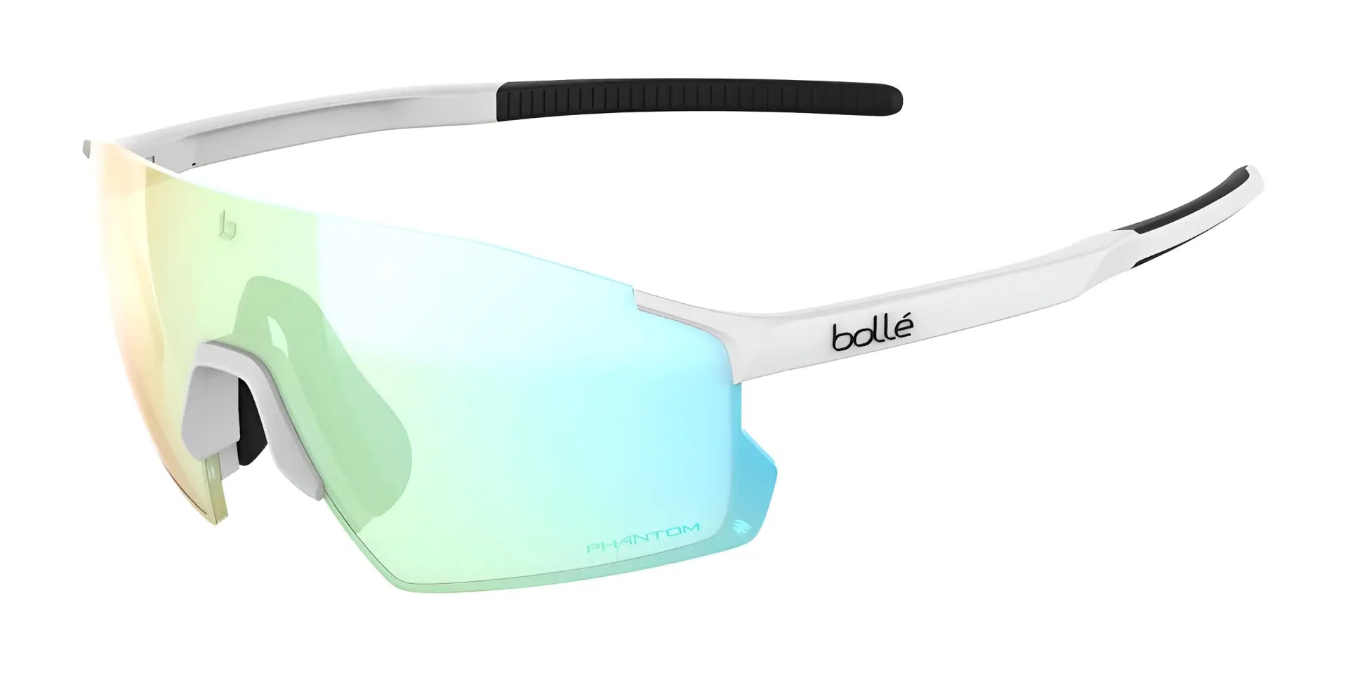 Bolle ICARUS Sunglasses White Matte / Phantom Clear Green Photochromic