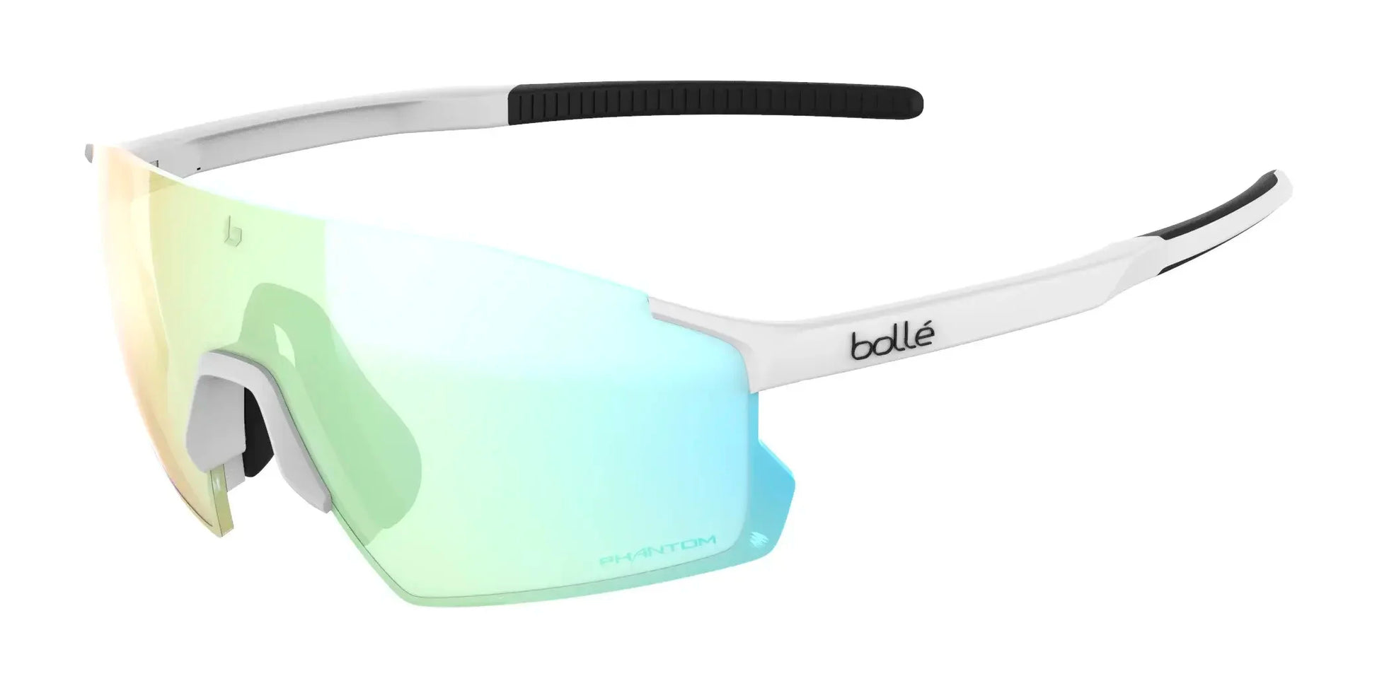 Bolle ICARUS Sunglasses White Matte / Phantom Clear Green