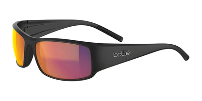 Bolle KING Sunglasses Black Matte / Volt+ Ruby Polarized