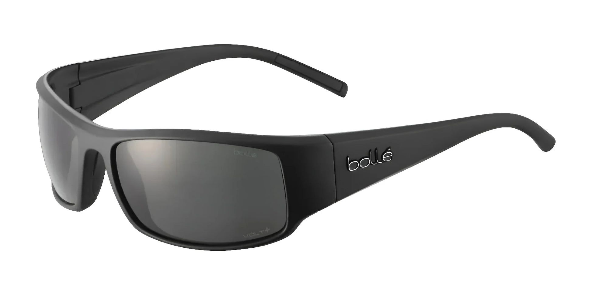 Bolle KING Sunglasses Black Matte / Volt+ Gun Cat 3