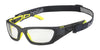 Bolle LEAGUE Safety Glasses | Size 60 / Grey Yellow Matte / Clear PC AF