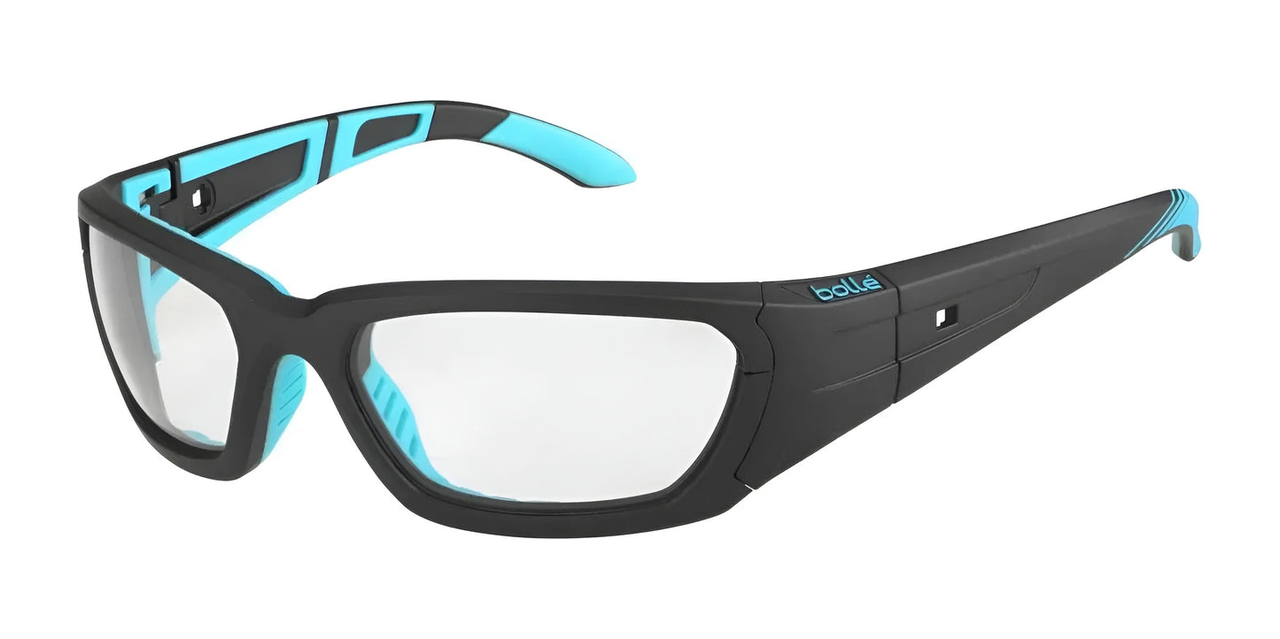 Bolle LEAGUE Safety Glasses Black Blue Matte / Photochromic PC Grey AF