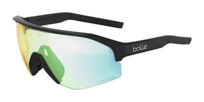 Bolle LIGHTSHIFTER Sunglasses Black Matte / Phantom Clear Green Photochromic