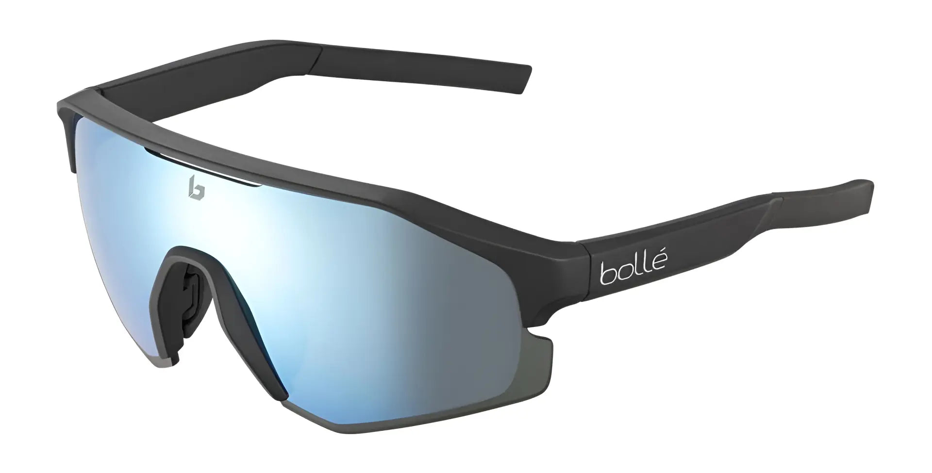 Bolle LIGHTSHIFTER Sunglasses Black Matte / Phantom Brown Red Photochromic