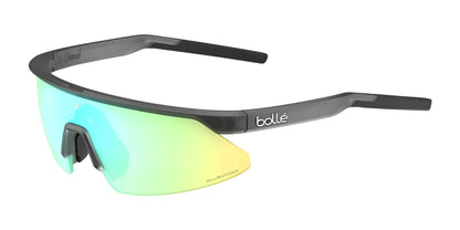 Bolle Micro Edge Sunglasses Black Frost / Phantom Clear Green Photochromic