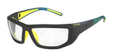 Bolle PLAYOFF Safety Glasses Black Yellow Matte / Clear PC AF