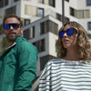 Bolle PRIME Sunglasses | Size 60 / Dark Tortoise Matte / HD Polarized Axis