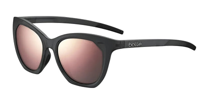 Bolle PRIZE Sunglasses Black Crystal Matte / HD Polarized Brown Pink