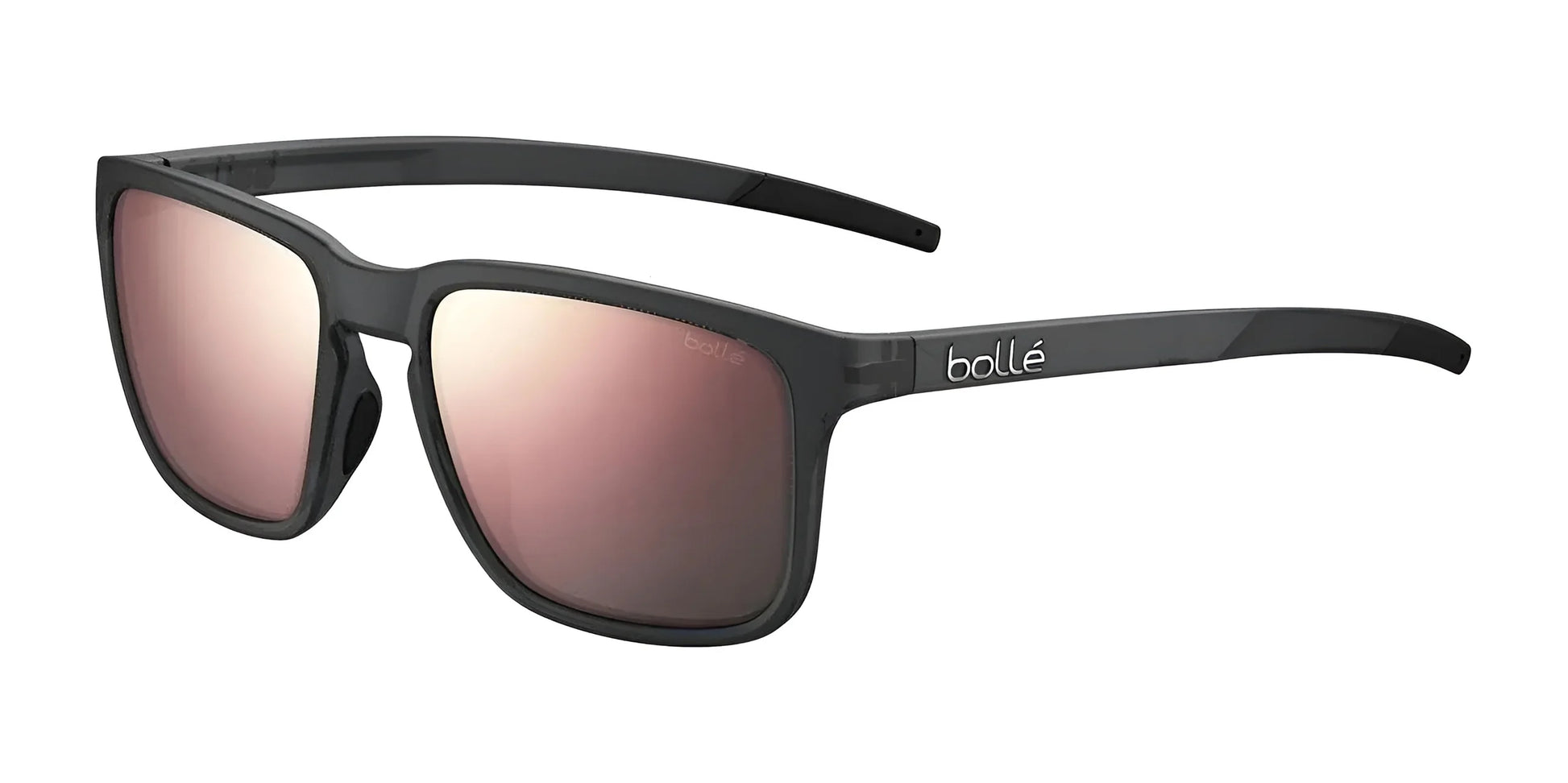 Bolle SCORE Sunglasses Black Crystal Matte / HD Polarized Brown Pink