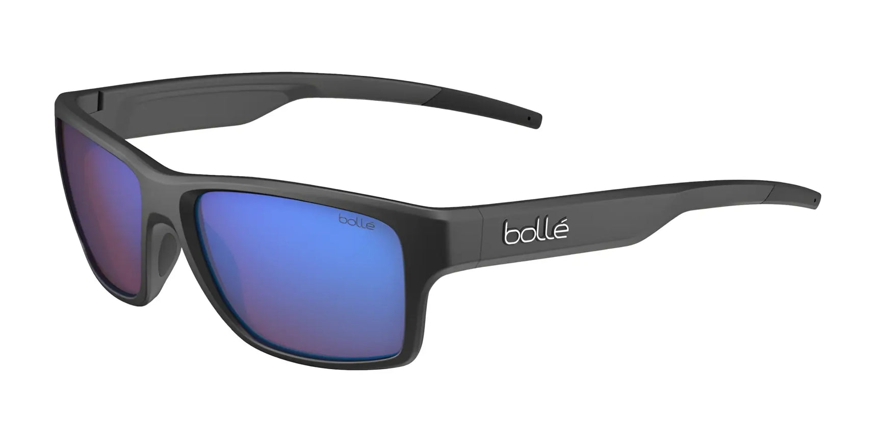 Bolle STATUS Sunglasses Black Matte / Brown Blue