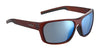 Bolle STRIX Sunglasses | Size 55 / Black Crystal Matte / HD Polarized Brown Pink