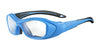 Bolle SWAG Safety Glasses / True Blue Matte / Clear PC Platinum / Size 53