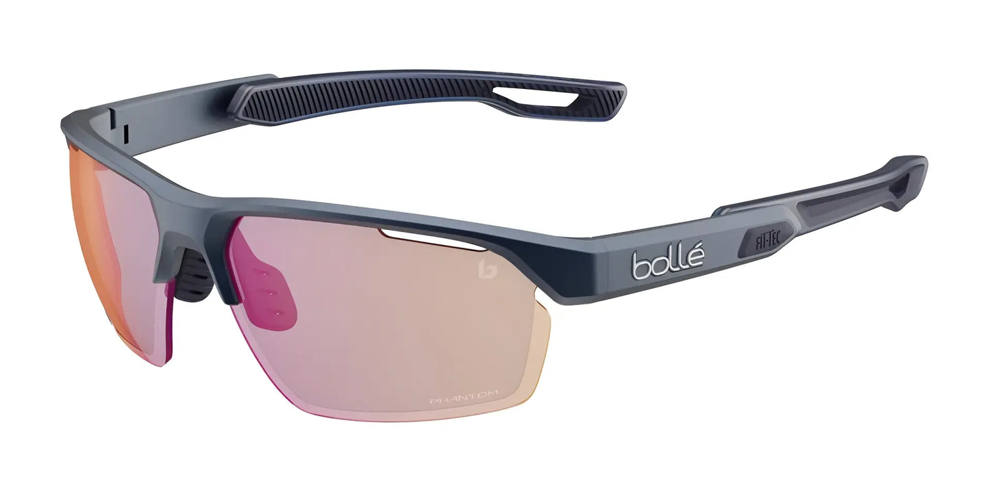 Bolle VICTUS PRO Sunglasses Steel Blue Metallic / Phantom Clear Lava Photochromic