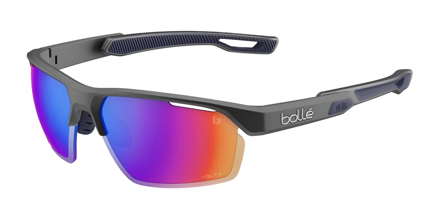 Bolle VICTUS PRO Sunglasses Titanium Matte / Volt+ Ultraviolet Polarized