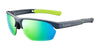 Bolle VICTUS Sunglasses | Size 66 / Steel Blue Metallic / Jade Green Polarized