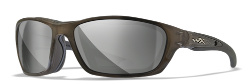 Wiley X BRICK Safety Glasses / Crystal Metallic / Silver Flash / Size 63