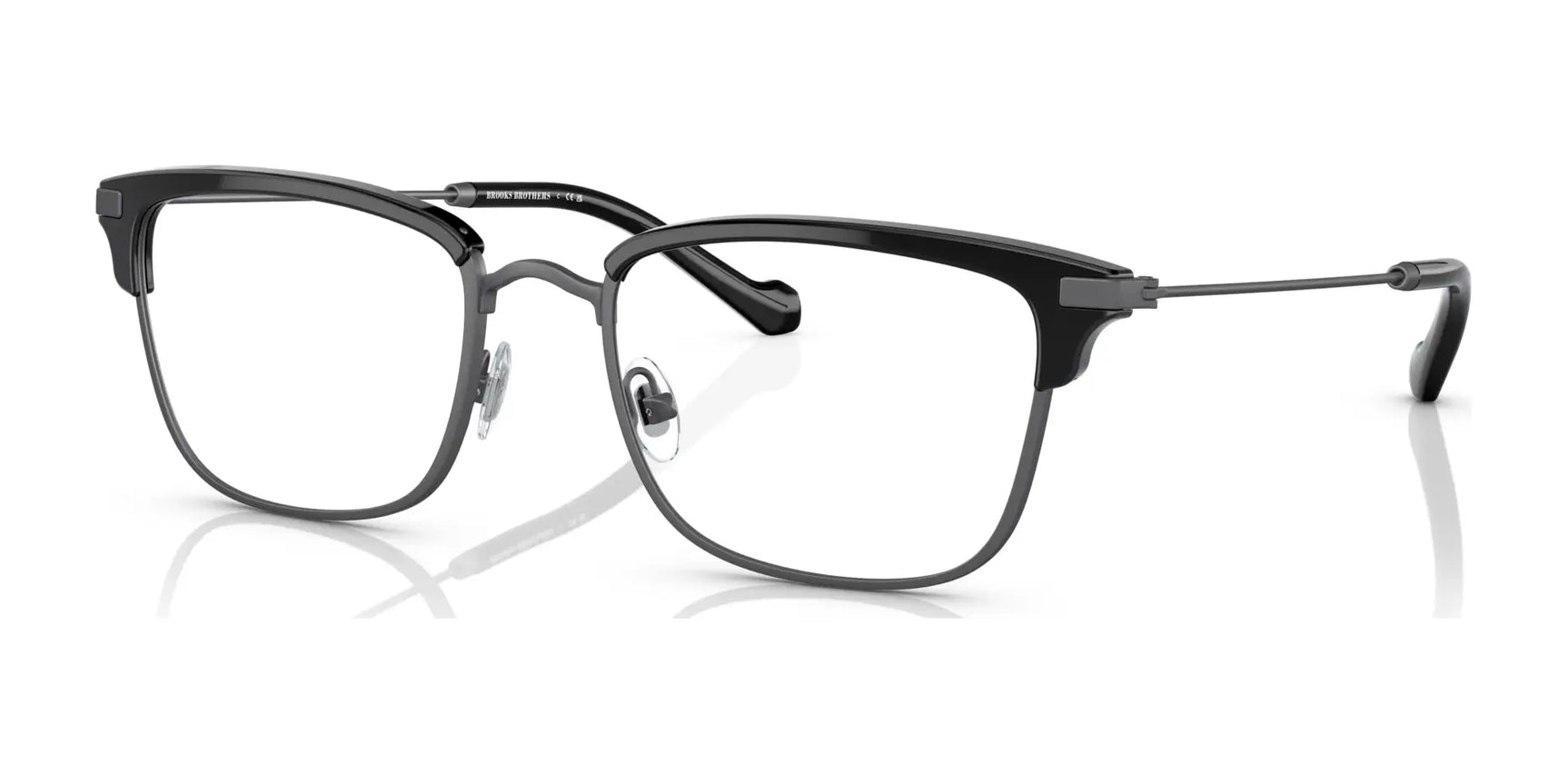 Brooks Brothers BB1101 Eyeglasses Matte Gunmetal / Black