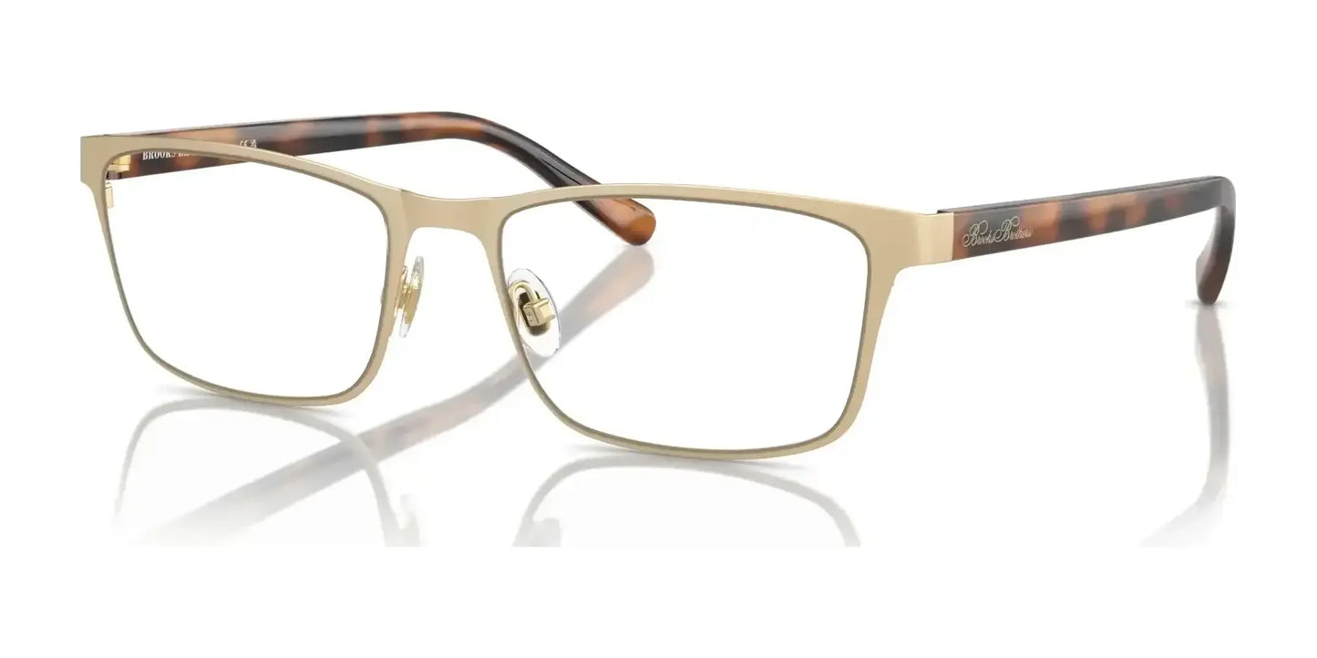 Brooks Brothers BB1112T Eyeglasses Matte Light Gold