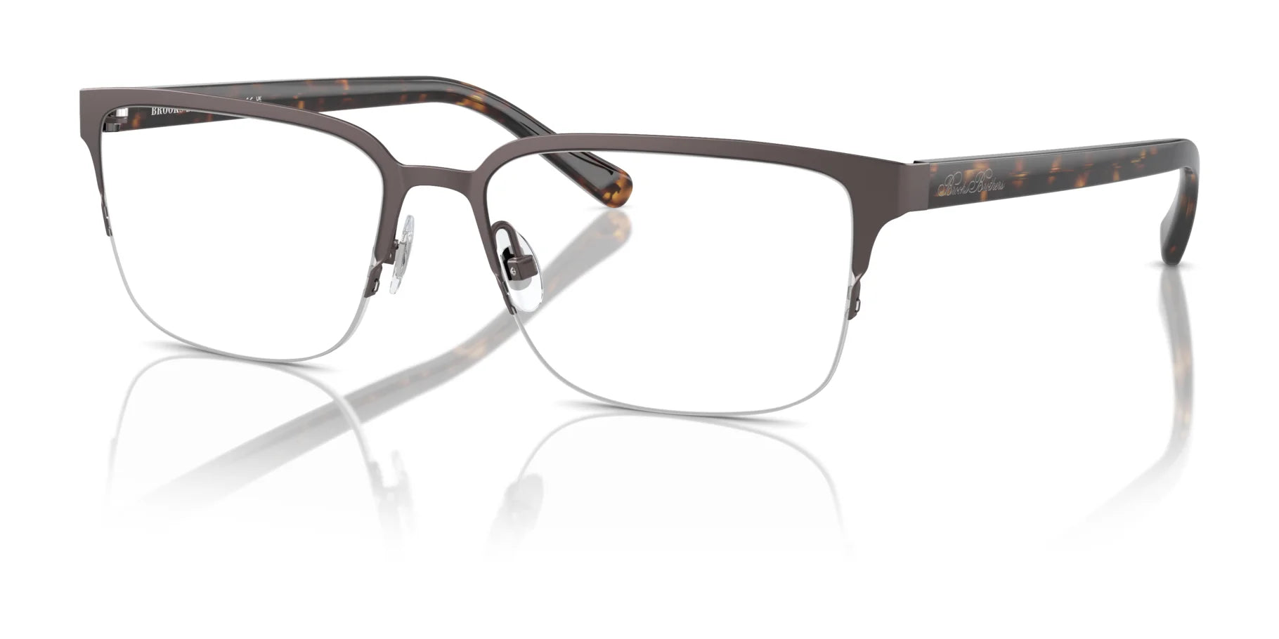 Brooks Brothers BB1113T Eyeglasses Matte Brown