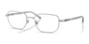 Brooks Brothers BB1123 Eyeglasses | Size 55 / Matte Silver №1032